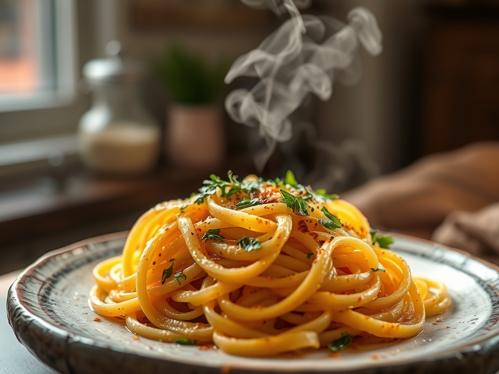 Fettuccine Hydration